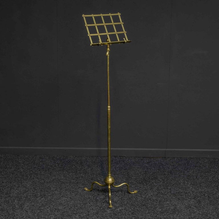 Edwardian Brass Music Stand at 1stDibs brass music stands, antique