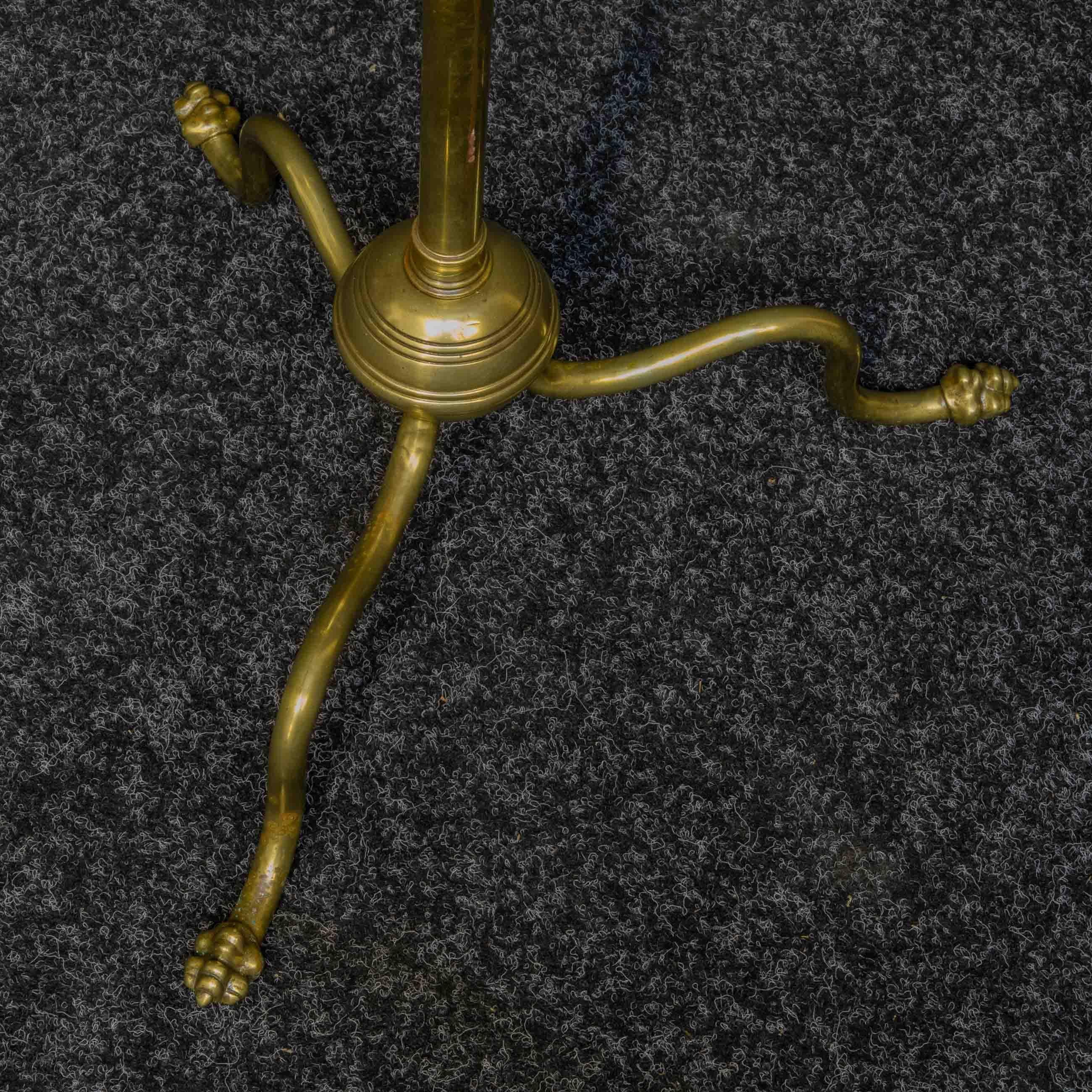 Early 20th Century Edwardian Brass Music Stand