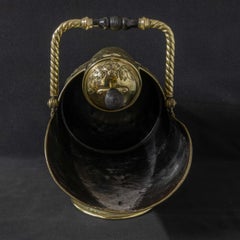 Edwardian Brass Parlour Scuttle