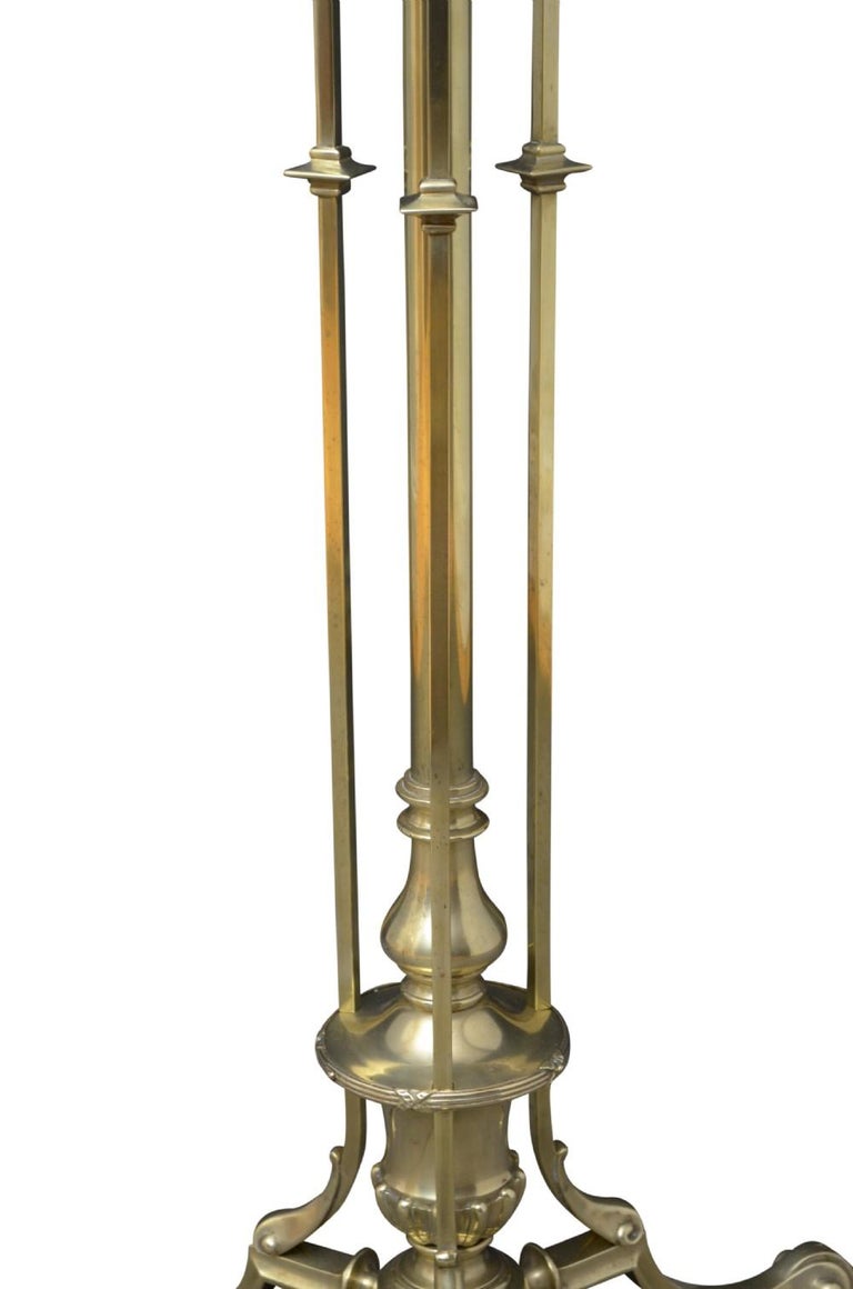 Edwardian Brass Standard Lamp at 1stDibs edwardian floor lamp