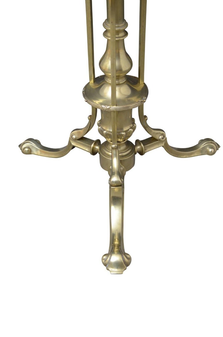 Edwardian Brass Standard Lamp at 1stDibs edwardian floor lamp