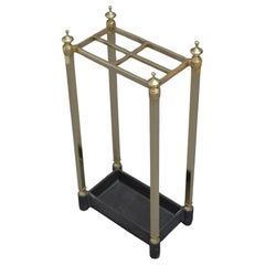 Edwardian Brass Umbrella Stand