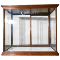 Antique Edwardian Cadbury’s Counter Top Sweet Shop Display Cabinet