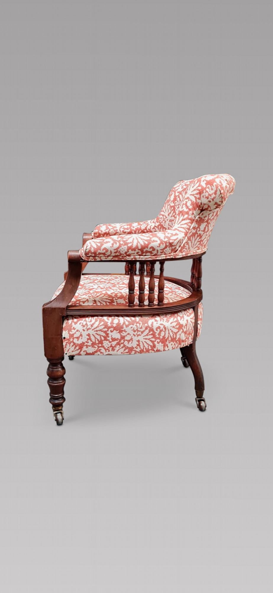 British Edwardian Captain’s Chair
