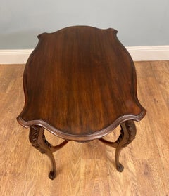 Edwardian Carved Side Table 1910