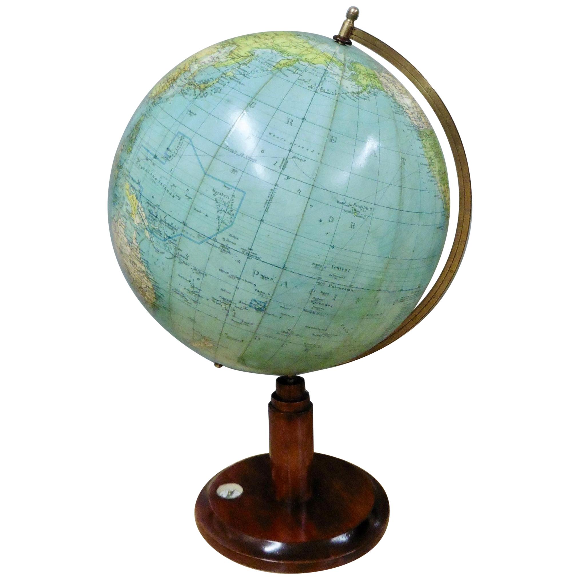 Edwardian Celestial Globe with Compass