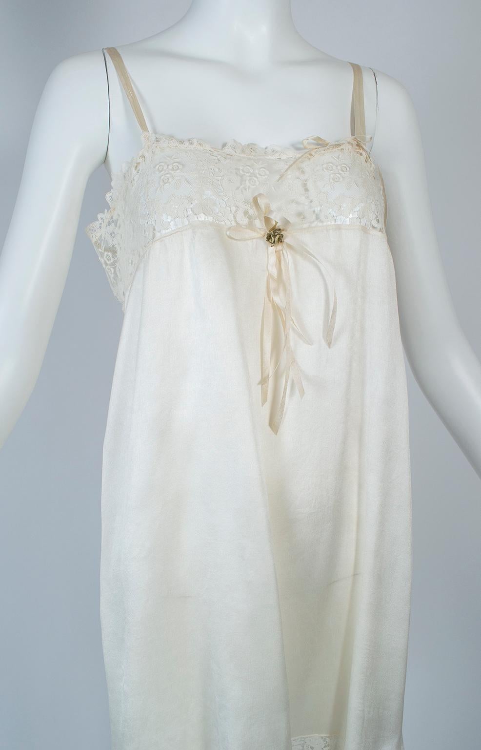ivory bridal chemise