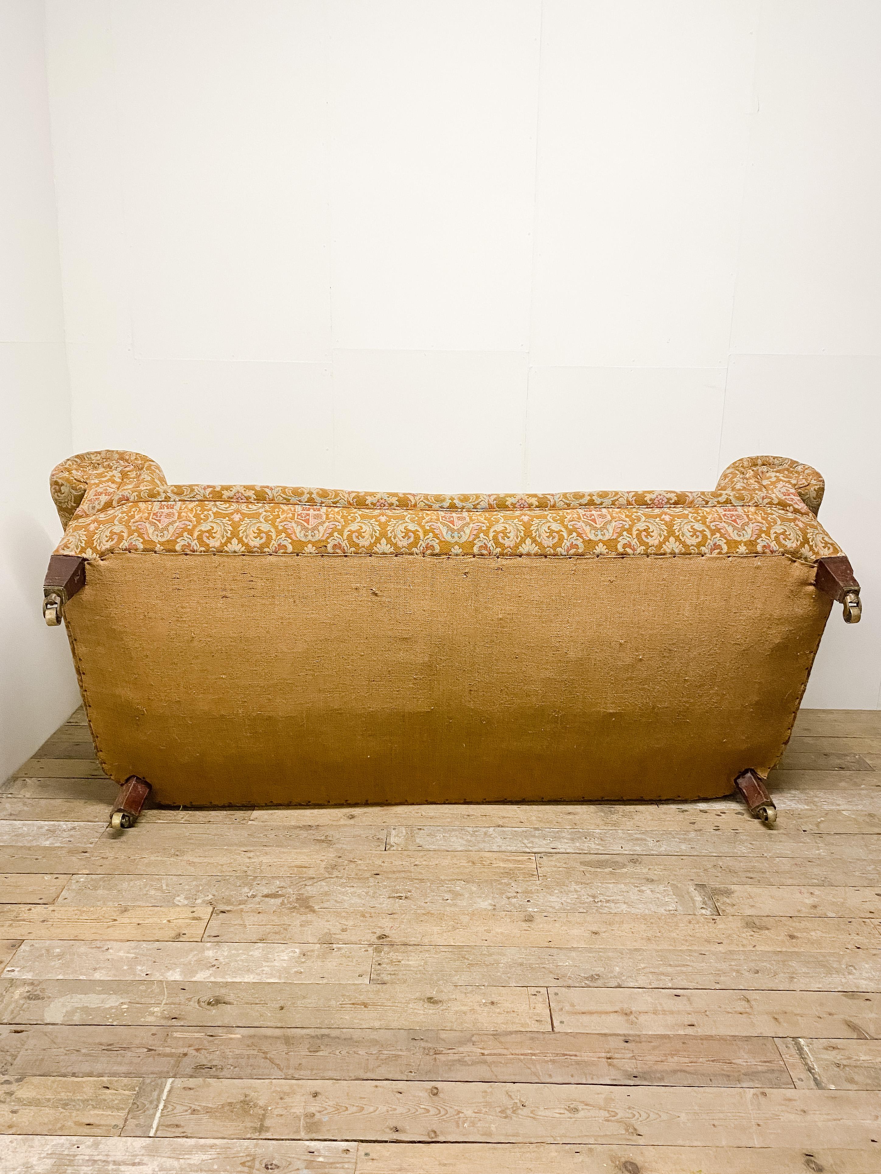 Early 20th Century Edwardian Chesterfield Style Sofa C1910