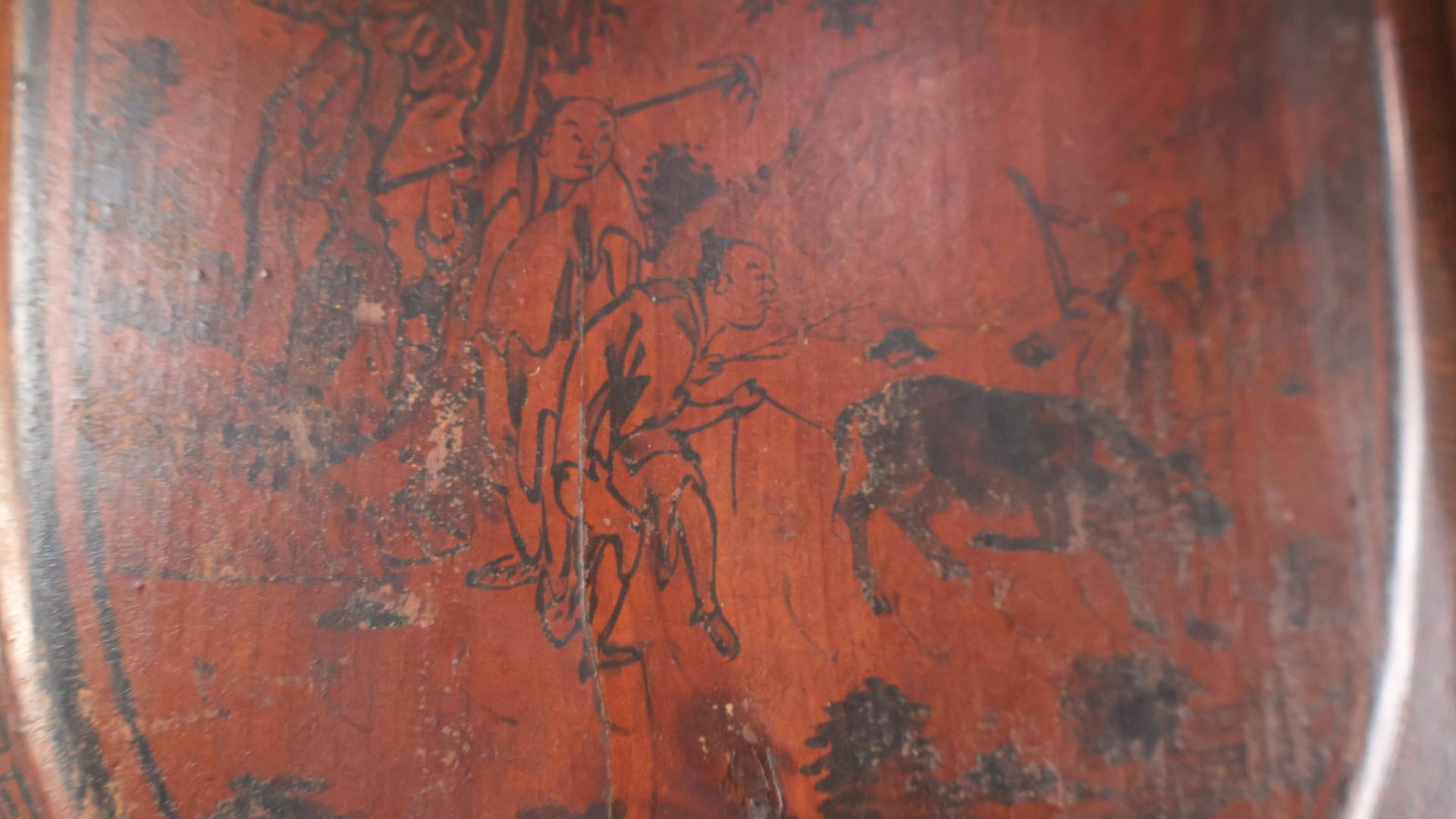 Late 19th Century Edwardian Chinoiserie Cupboard For Sale