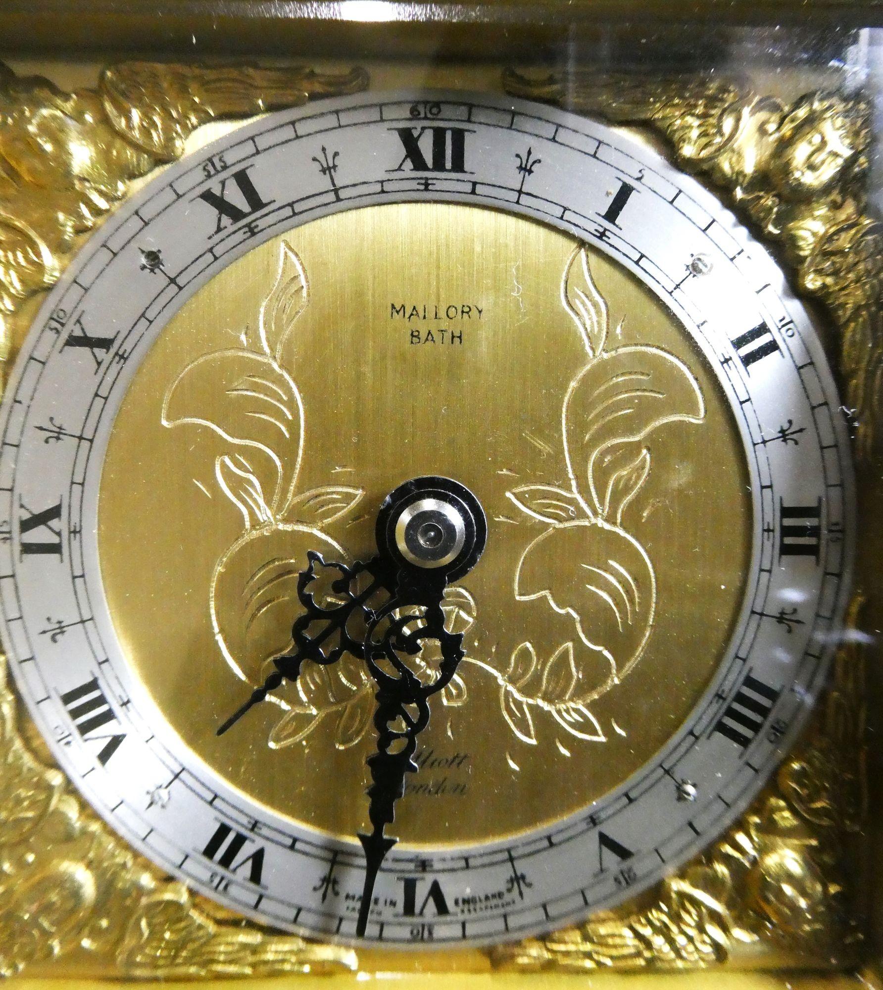 Edwardian Chinoiserie Decorated Mantel Clock, Peerless For Sale 7