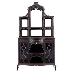 Glass Case Pieces and Storage Cabinets