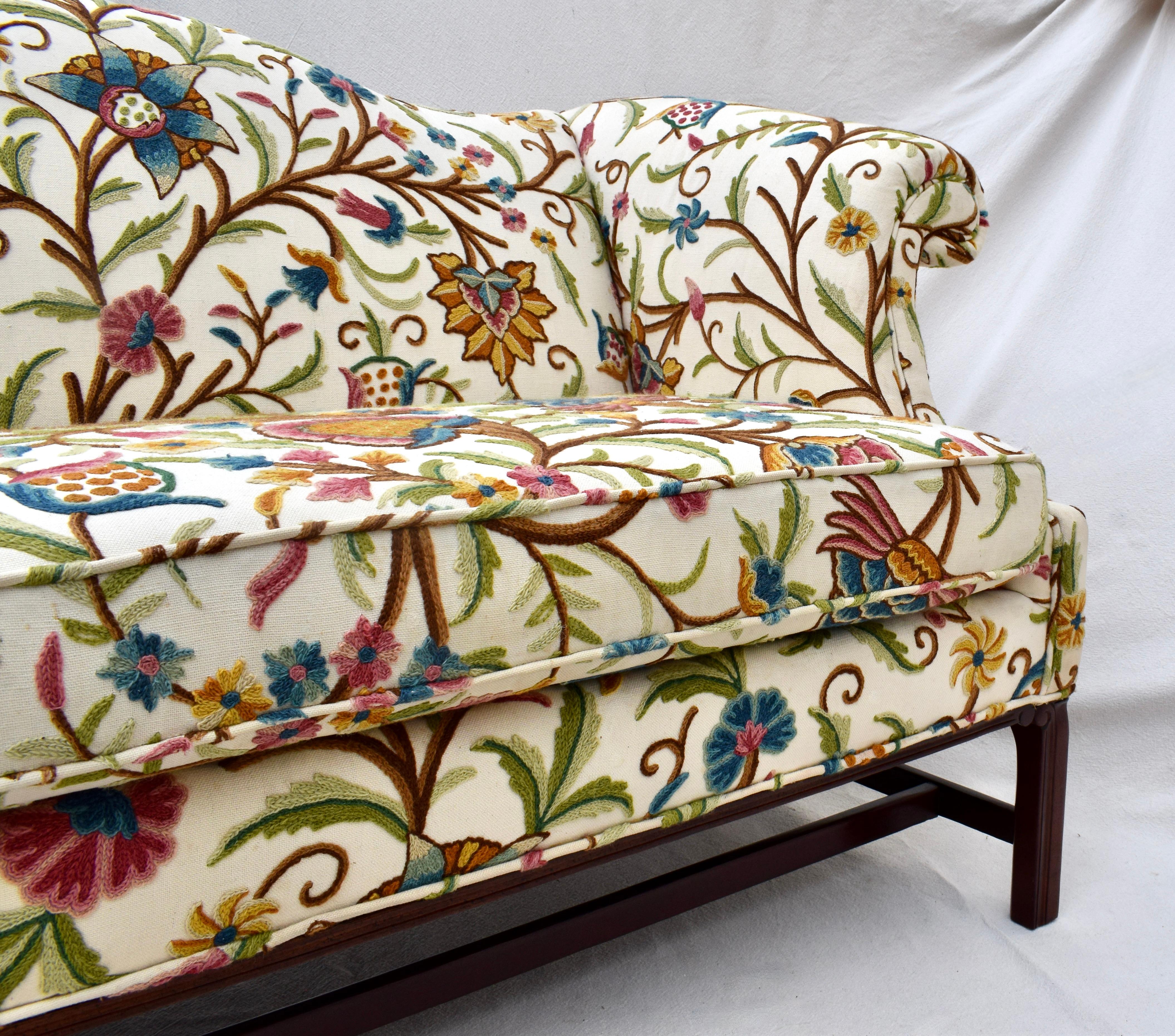 Edwardian Chippendale Style Loveseat Sofa by Hancock & Moore 2