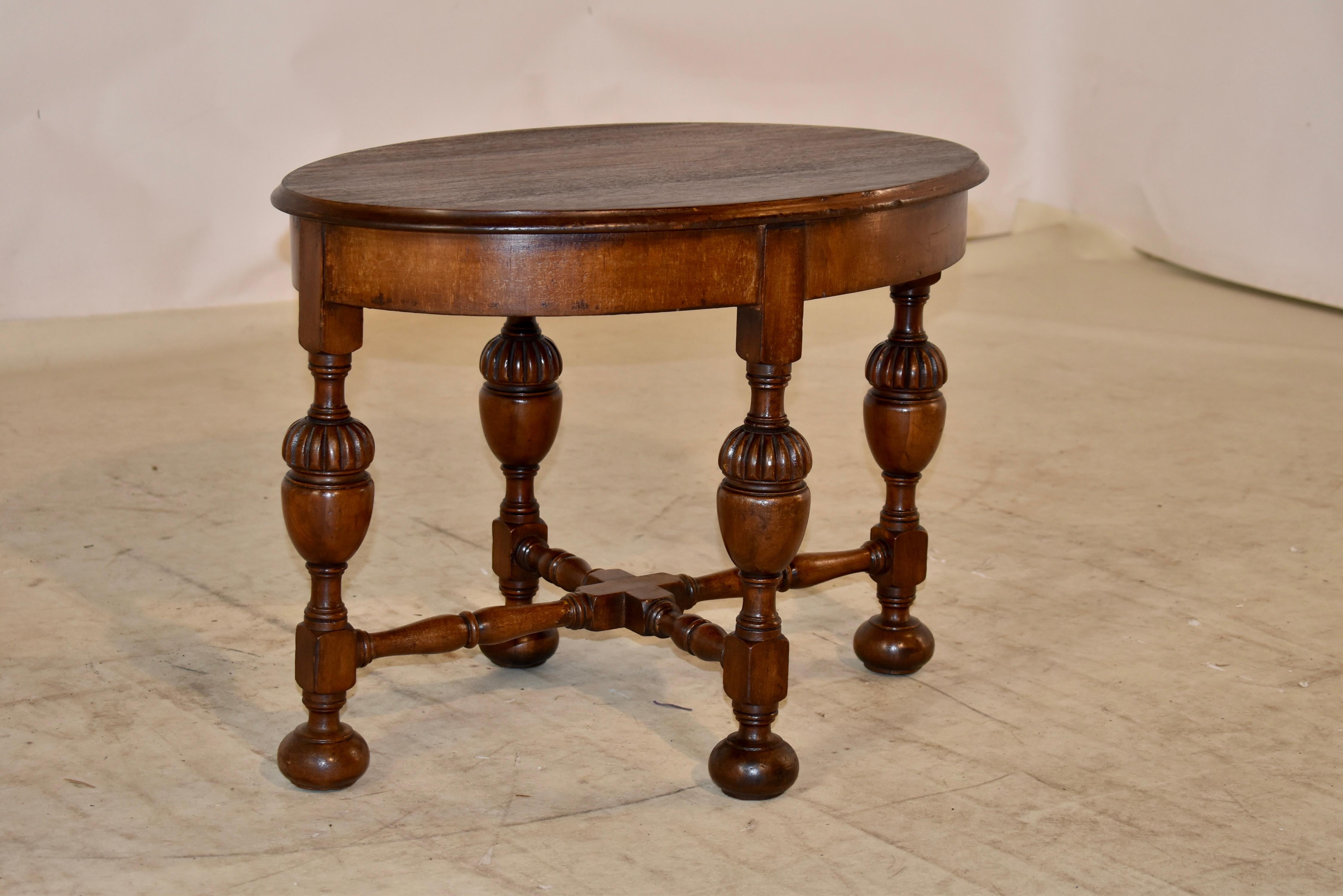 Edwardian Cocktail Table, circa 1900 In Good Condition In High Point, NC