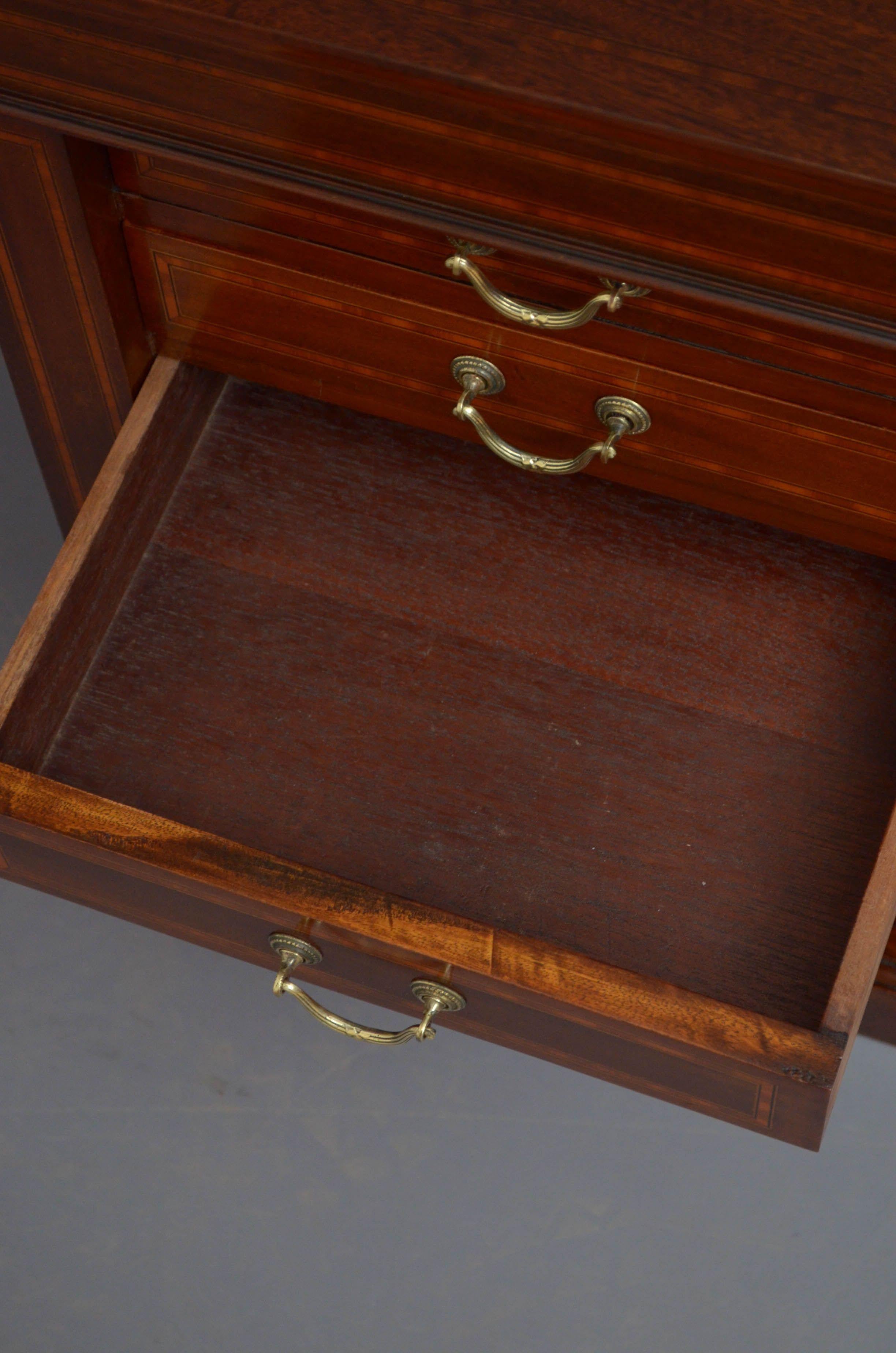 20th Century Edwardian Collector's Cabinet