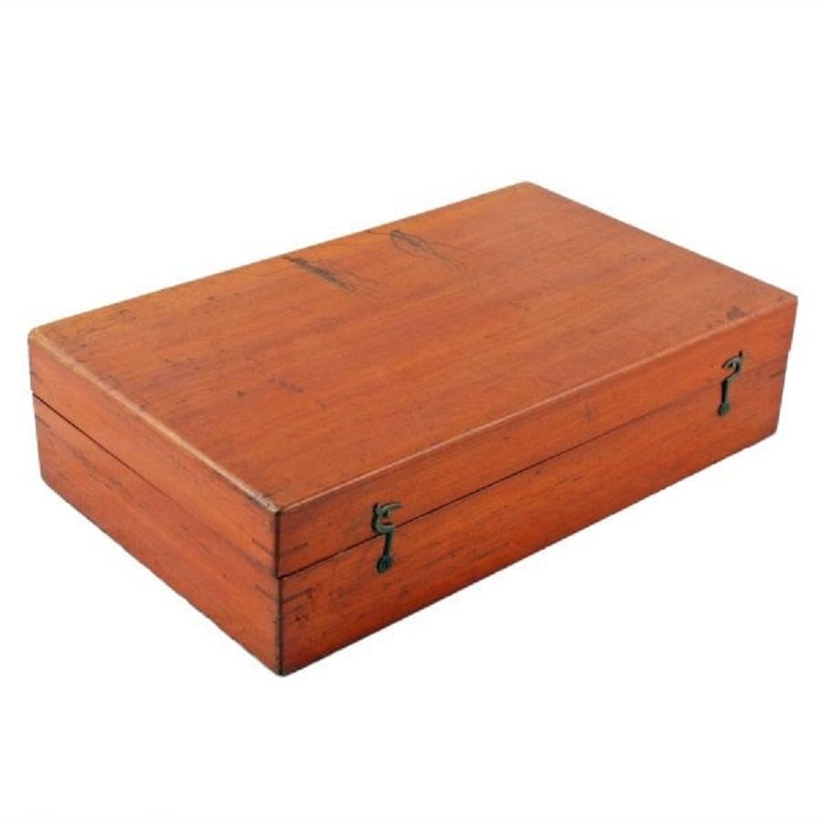 An early 20th century mahogany boxed 