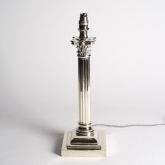 Edwardian Corinthian Column Table Lamp