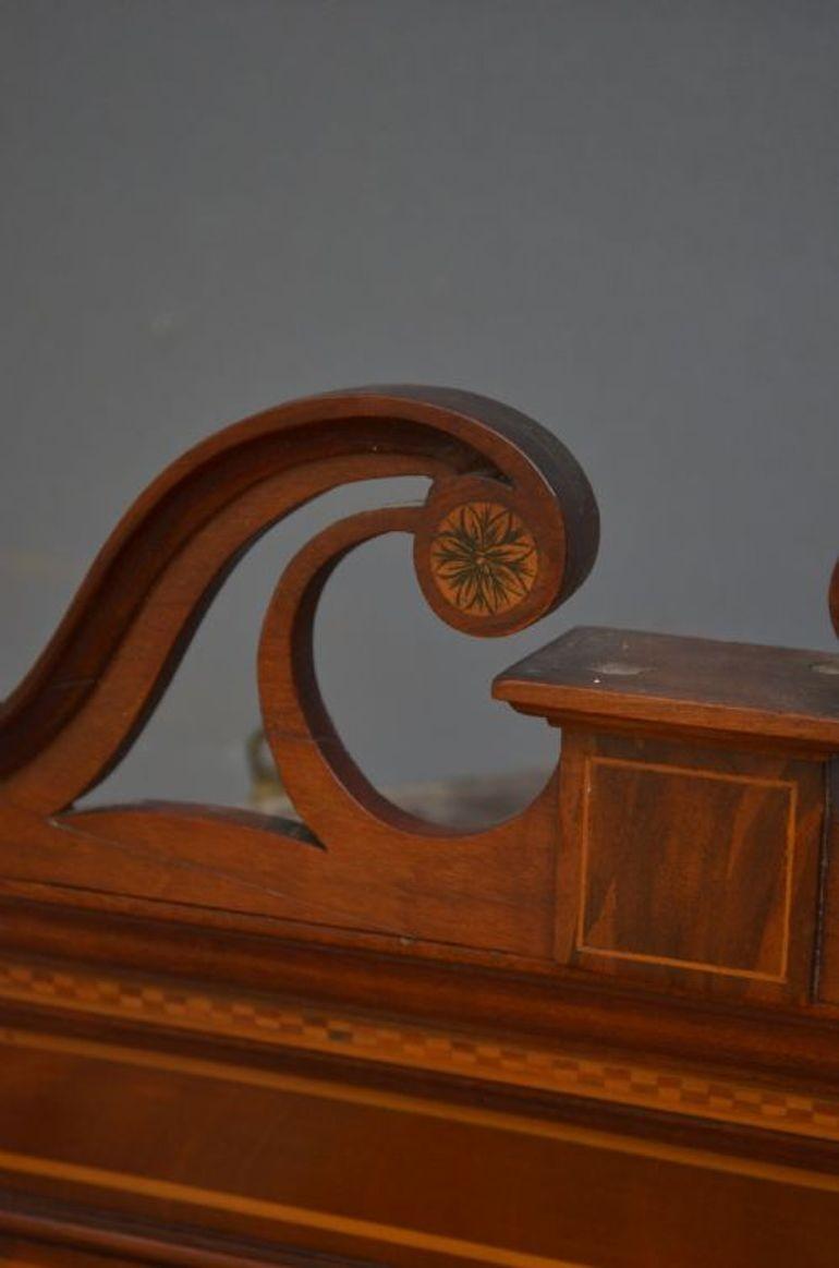English Edwardian Corner Cupboard For Sale