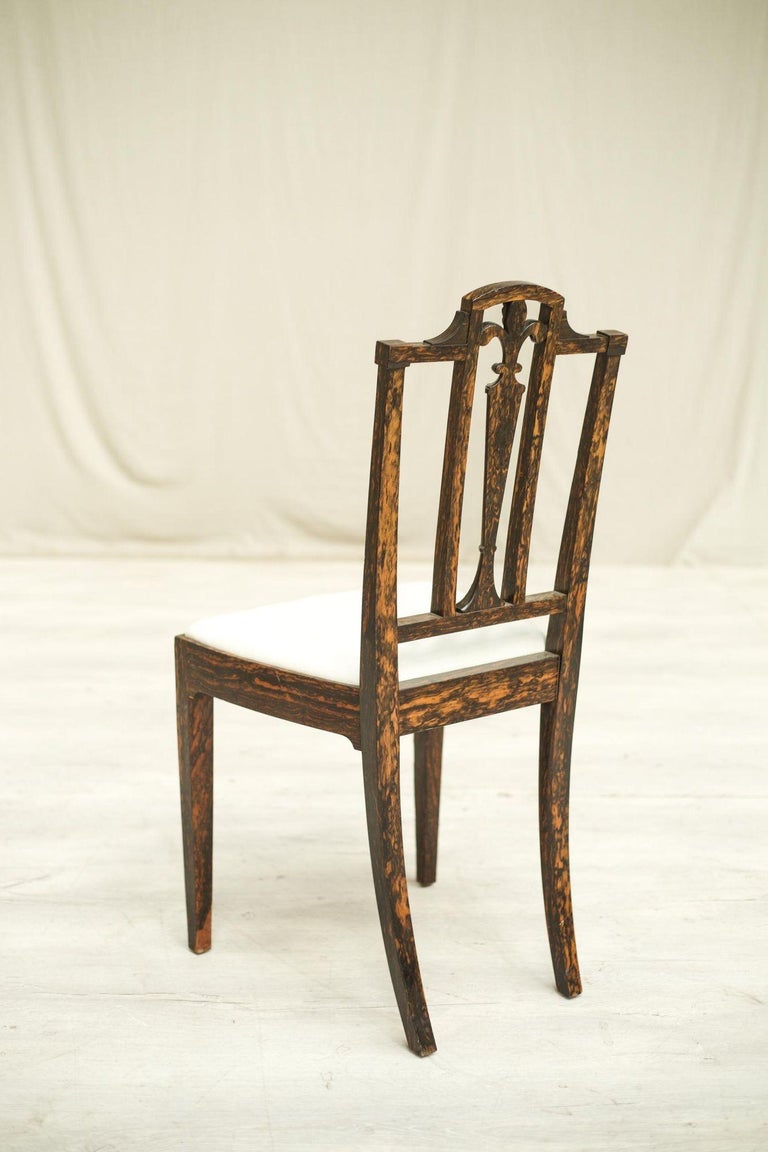 Edwardian Coromandel side chair For Sale at 1stDibs