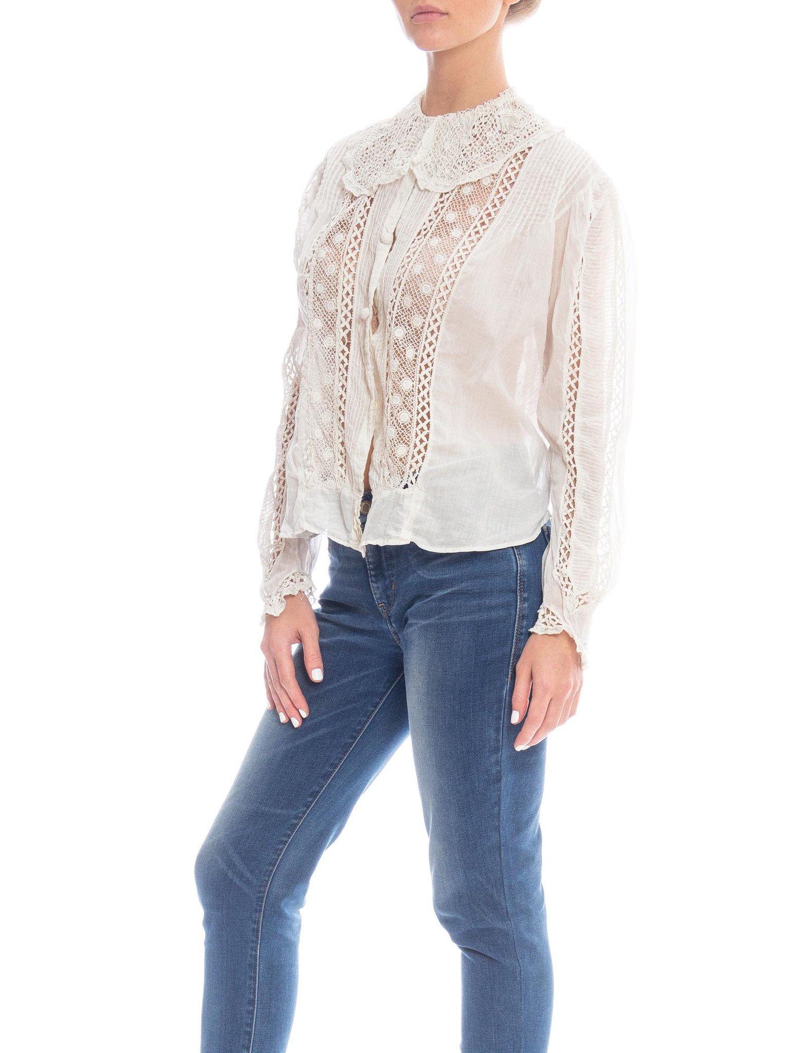 lace edwardian blouse