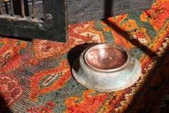 Edwardian Country House Verdigris Copper Dogs Water Bowl