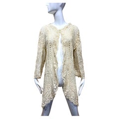 Edwardian Cream Lace Cardigan Jacket 