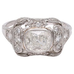 Edwardian Cushion Diamond Ring