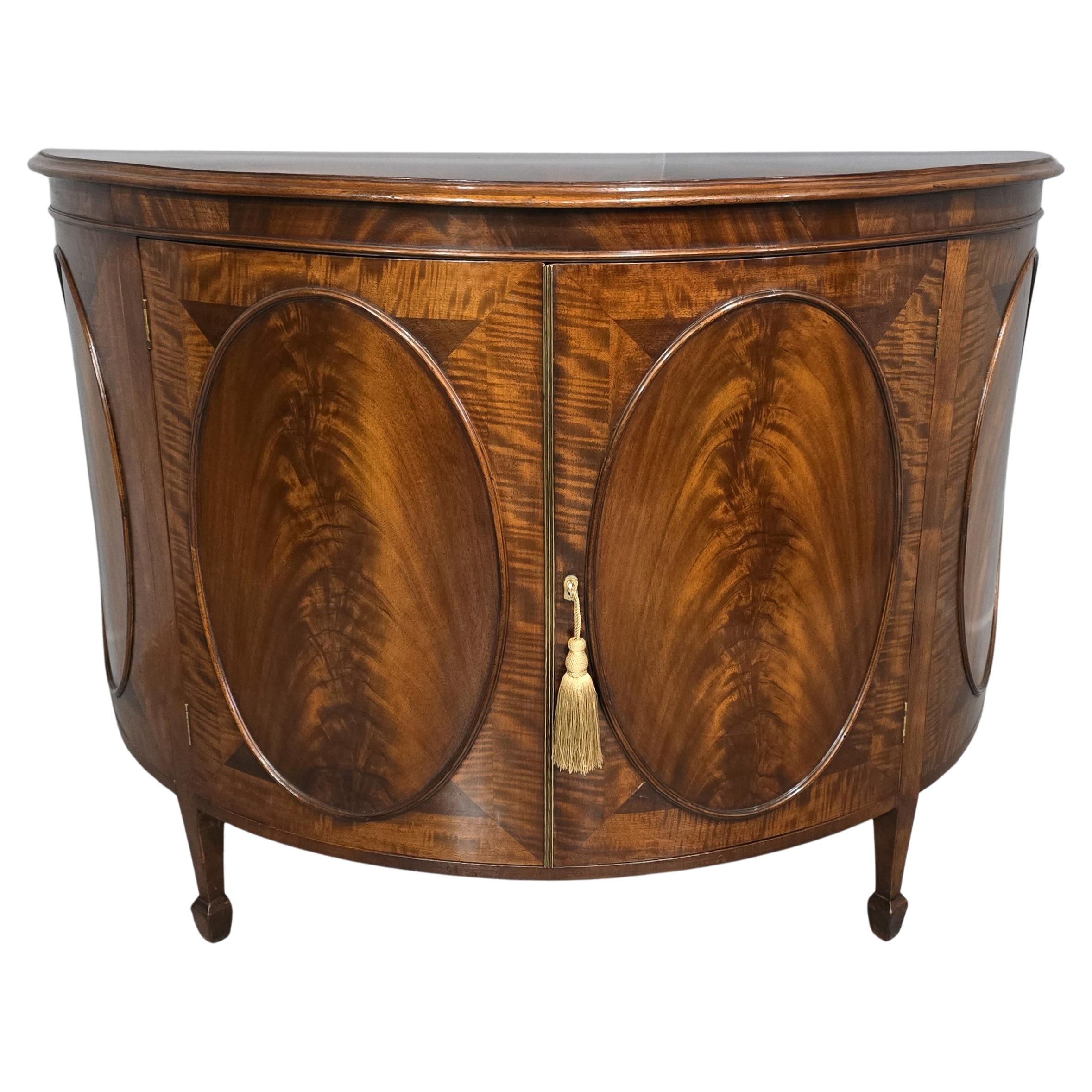 Edwardian Demi Lune Sideboard