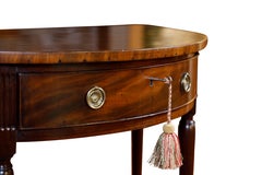 Edwardian Demilune Console
