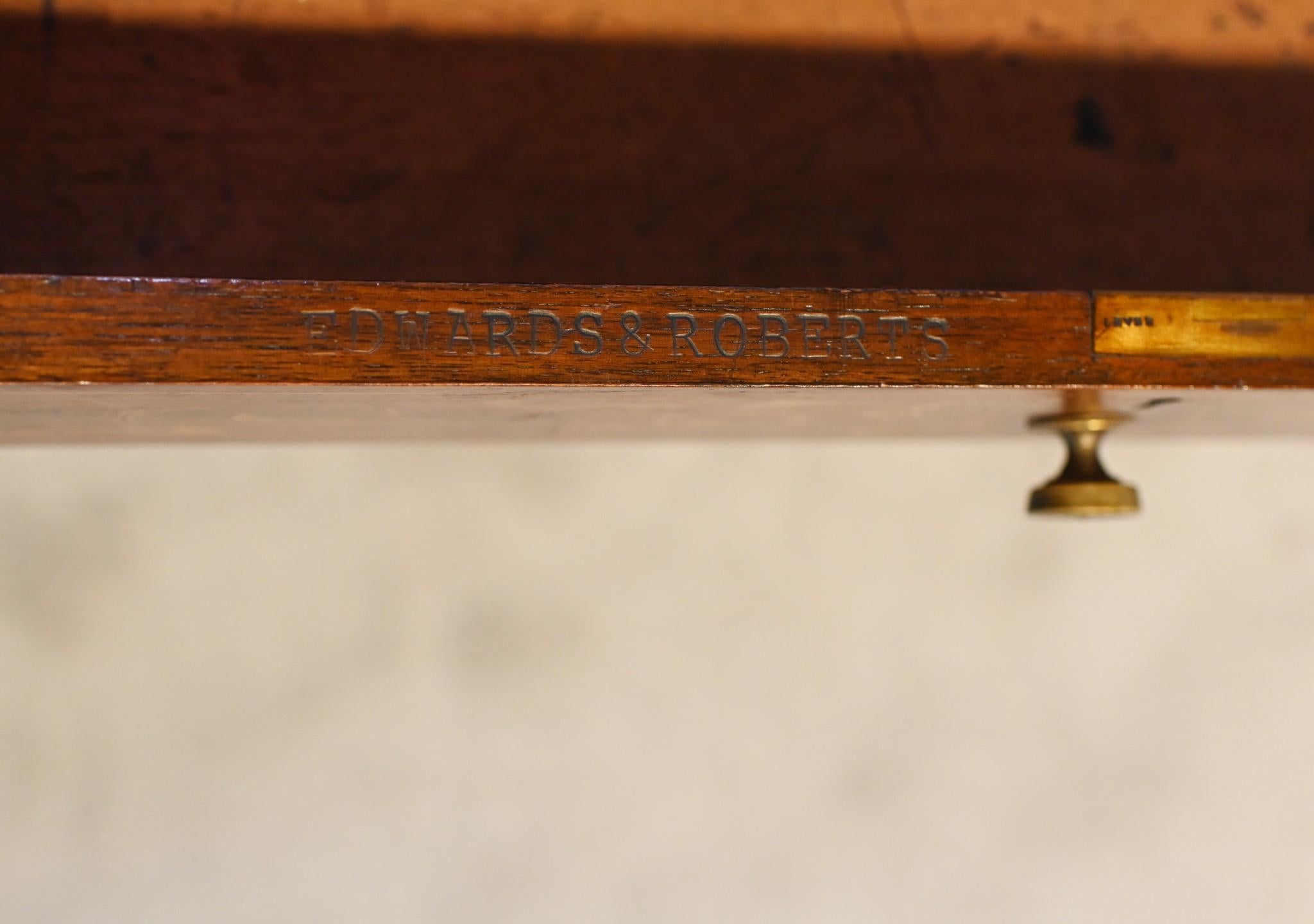 Edwardian Desk by Edwards and Roberts Antique Ladies Writing Table 5