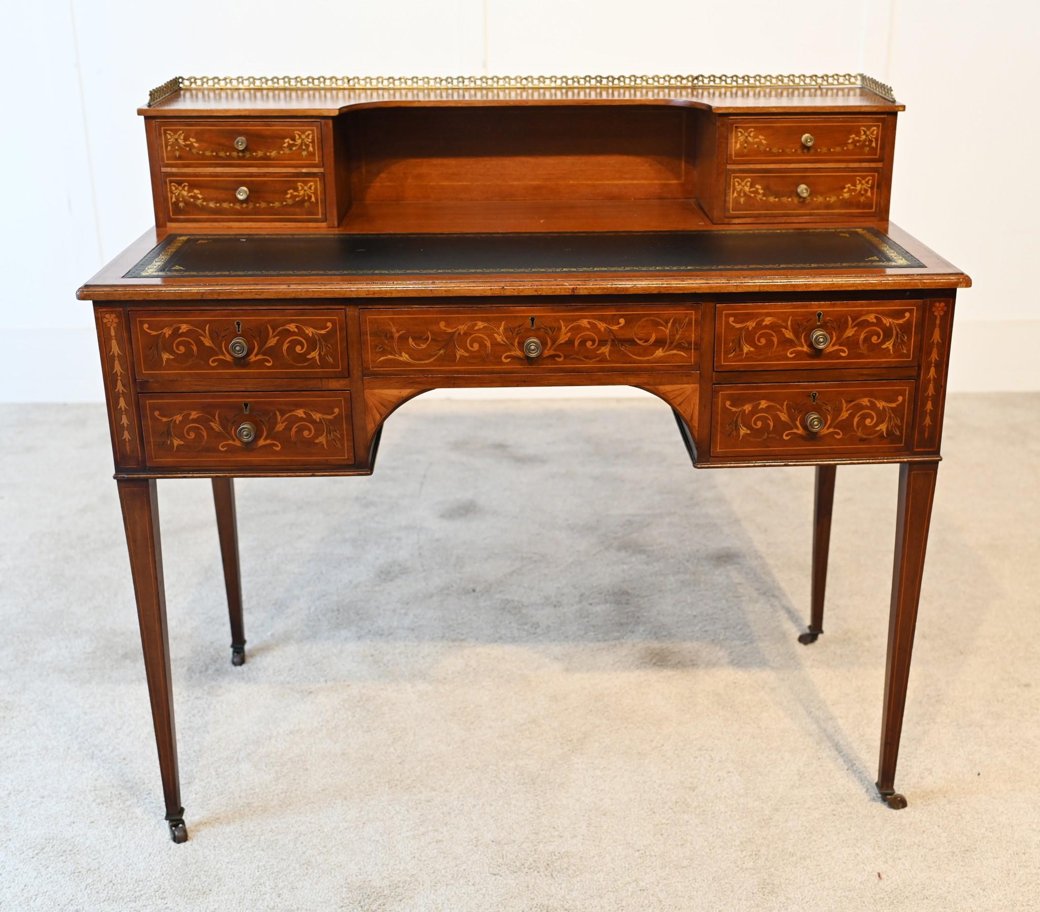 Edwardian Desk by Edwards and Roberts Antique Ladies Writing Table 6