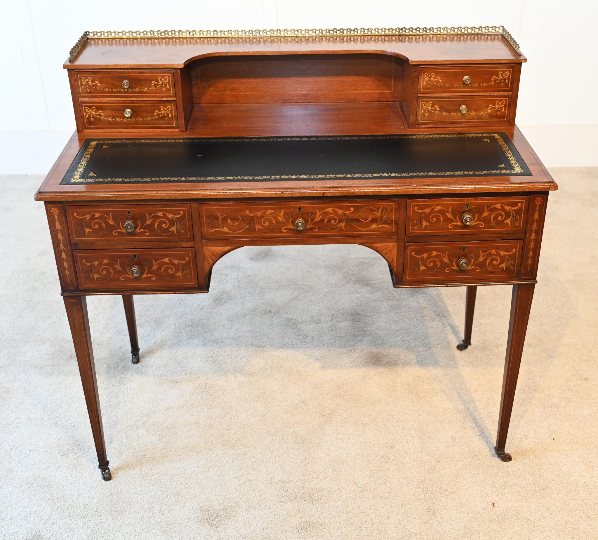 Edwardian Desk by Edwards and Roberts Antique Ladies Writing Table 7