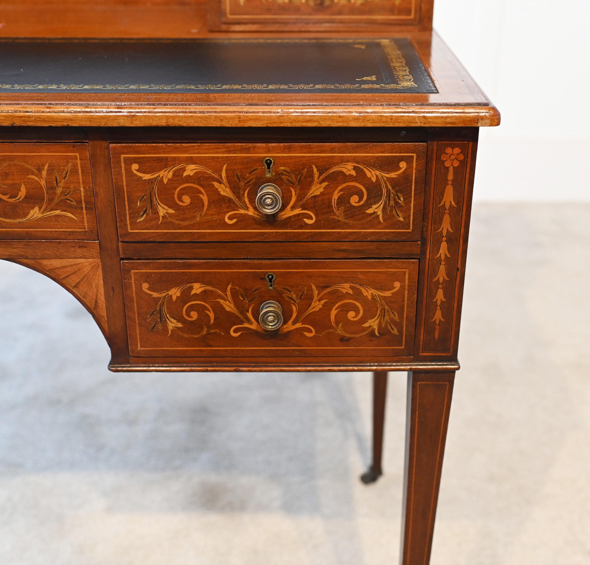 Edwardian Desk by Edwards and Roberts Antique Ladies Writing Table 4