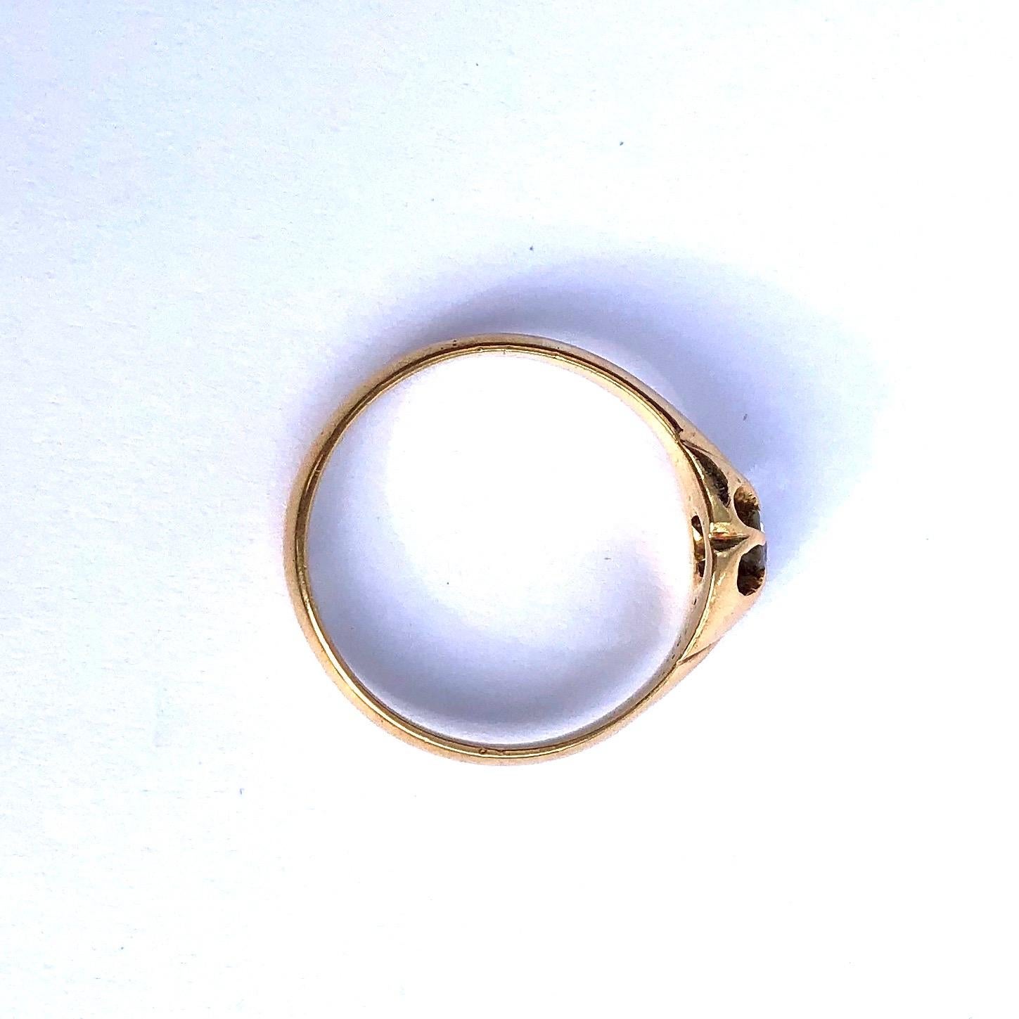 Edwardian Diamond and 18 Carat Gold Band In Good Condition For Sale In Chipping Campden, GB