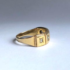 Edwardian Diamond and 18 Carat Gold Four Stone Band