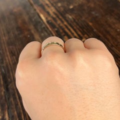 Edwardian Diamond and 18 Carat Gold Gypsy Five-Stone Ring
