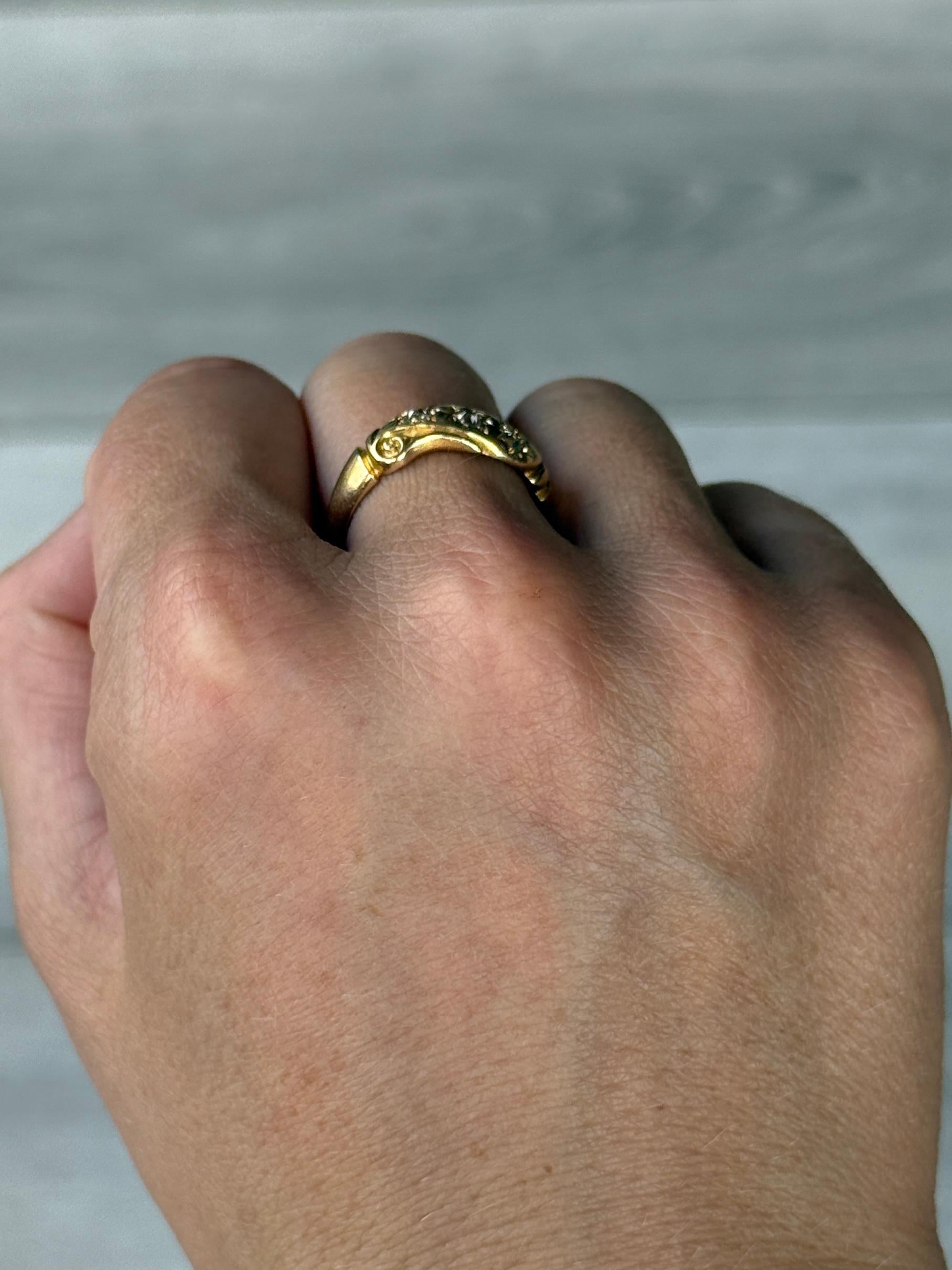 Edoardiano Anello edoardiano con diamante e incastonatura a stella in oro 18 carati in vendita