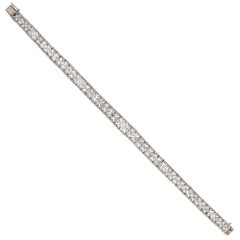 Edwardian Diamond and Pearl Bracelet by Skinner & Co