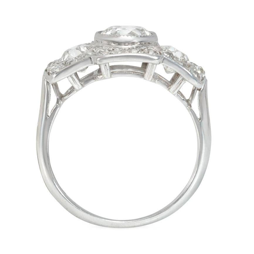 edwardian 3 stone diamond ring