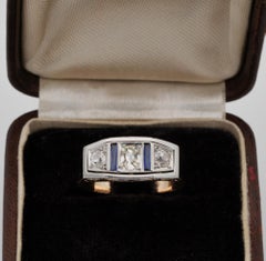 Edwardian Diamond Austro Hungarian Gent Trilogy Ring