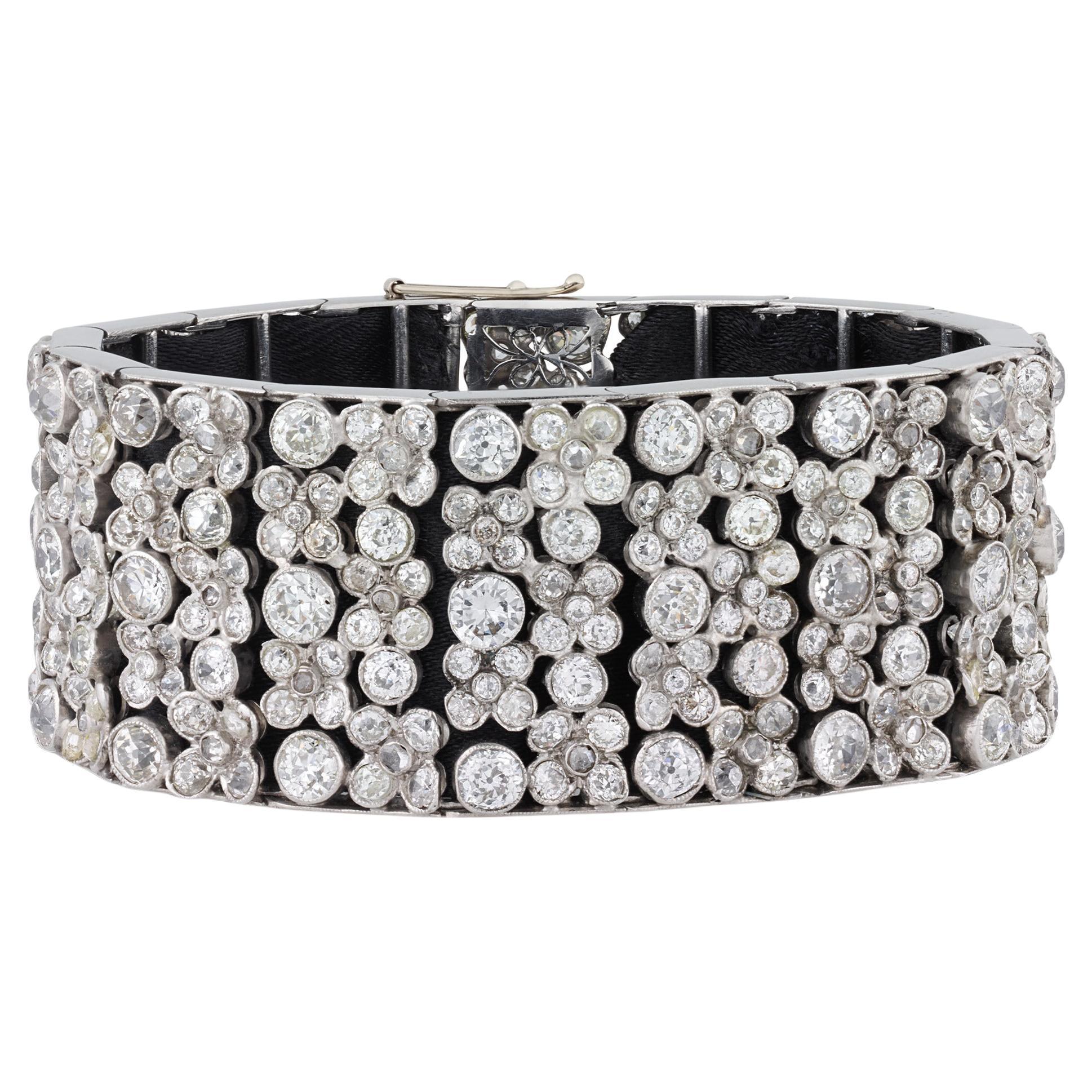 Edwardian Diamond Bracelet, 65.00 carats