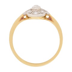 Edwardian Diamond Cluster Ring, circa 1910