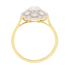 Edwardian Diamond Cluster Ring, circa 1910
