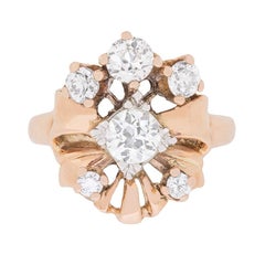 Edwardian Diamond Cluster Ring, circa 1910