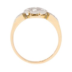 Edwardian Diamond Daisy Cluster Ring, circa 1910