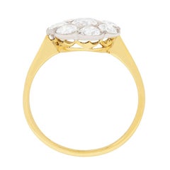 Edwardian Diamond Daisy Cluster Ring, circa 1910