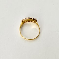 Edwardian Diamond Five-Stone 18 Carat Gold Ring