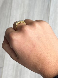 Edwardian Diamond Five-Stone 18 Carat Gold Ring