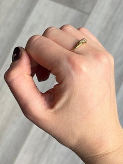 Edwardian Diamond Five-Stone 18 Carat Gold Ring