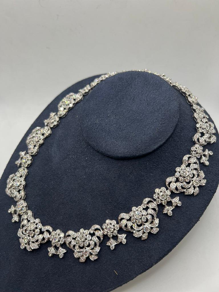 Diamant-Halskette im edwardianischen Stil 4