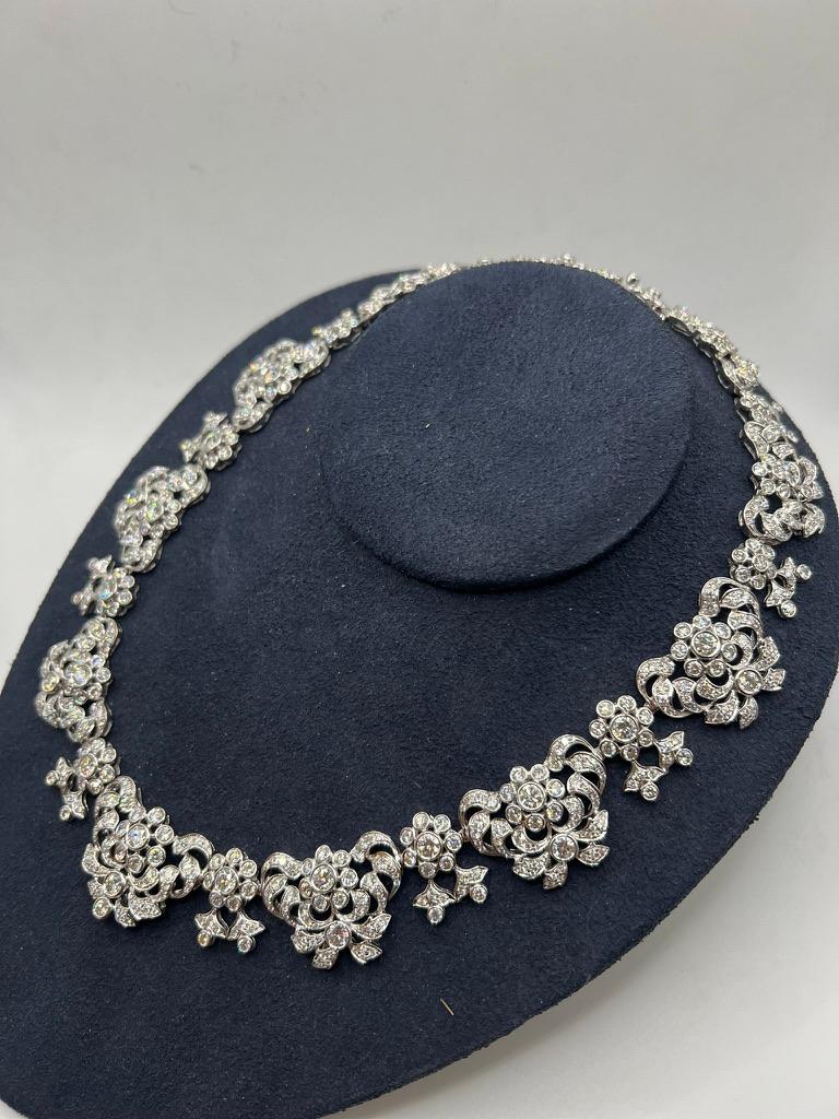 Diamant-Halskette im edwardianischen Stil 5